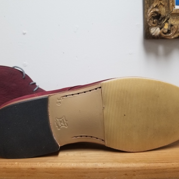 Goodbye Folk Burgundy Borcego shoes main image 4